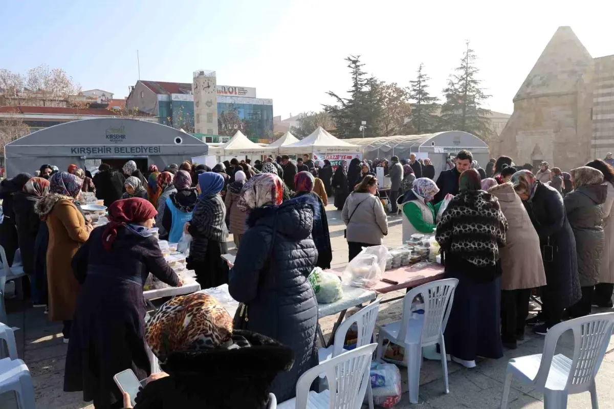 Kırşehir halkı Gazze için tek yürek oldu