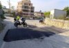 Samandağ’da yaya yolu ve okul önlerine kasis yerleştirildi